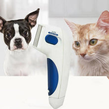 Load image into Gallery viewer, Pet Flea Lice Cleaner Comb Electric Dog Flea Cleaning Brush Anti Flea Dog Comb Electronic Lice Comb for Cats Dogs Pet Supplies
