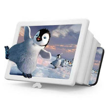 Load image into Gallery viewer, Portable Mobile Phone Screen Magnifier 3D Universal Projector Display Enlarged Expander Stand Holder Screen For Loupe Smarephone
