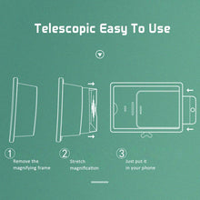 Load image into Gallery viewer, Portable Mobile Phone Screen Magnifier 3D Universal Projector Display Enlarged Expander Stand Holder Screen For Loupe Smarephone
