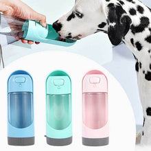 Load image into Gallery viewer, Portable Pet Water Bottle. beautiful Drinking Bowl for Small Large Dogs, cats and other pets perfect for Outdoor activities
