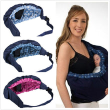 Load image into Gallery viewer, baby sling Carrier Wrap for Swaddling Kids and Nursing.  Pouch Front Carrier For Newborn and Infant Baby
