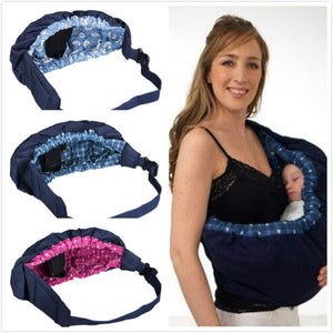 baby sling Carrier Wrap for Swaddling Kids and Nursing.  Pouch Front Carrier For Newborn and Infant Baby