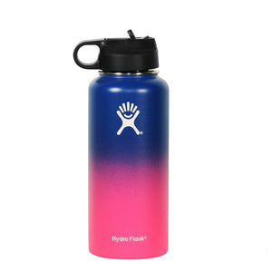 Quality Sports Hydro Flask bottle. 18oz 32oz Tumbler Flask, Vacuum Insulated Flask Stainless Steel Water Bottle Wide Mouth Outdoor