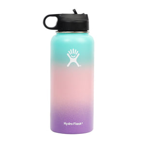 Quality Sports Hydro Flask bottle. 18oz 32oz Tumbler Flask, Vacuum Insulated Flask Stainless Steel Water Bottle Wide Mouth Outdoor