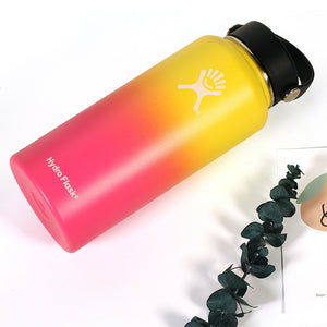 Quality Sports Hydro Flask bottle. 18oz 32oz Tumbler Flask, Vacuum Insulated Flask Stainless Steel Water Bottle Wide Mouth Outdoor