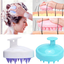 Load image into Gallery viewer, Silicone Shampoo Scalp massager, perfect stress buster. deep Hair Massage Massager, Brush/Comb Washer
