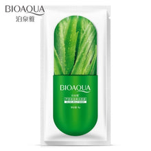 Load image into Gallery viewer, Six Fruit and Plant Facial Mask with Moisturizing Oil-control . Blueberry Cucumber Pomegranate Fruit Aloe Sheet Mask Face Mask
