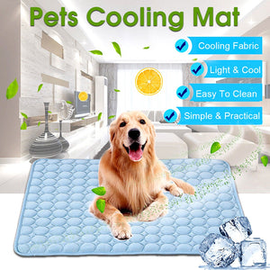 Breathable Summer pet Cooling Mat.  Ice Cool pad Perfect for Fit for All Pets