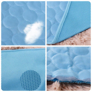 Breathable Summer pet Cooling Mat.  Ice Cool pad Perfect for Fit for All Pets