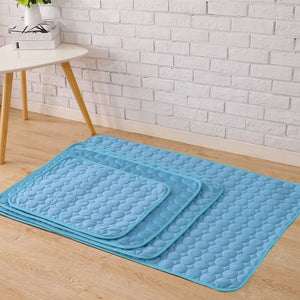 Breathable Summer pet Cooling Mat.  Ice Cool pad Perfect for Fit for All Pets