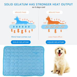 Breathable Summer pet Cooling Mat.  Ice Cool pad Perfect for Fit for All Pets