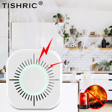 Load image into Gallery viewer, Wireless Smoke Sensor Detector 433mhz Fire Alarm System Security that works with Sonoff Bridge Wifi Google/Smart Home Alexa
