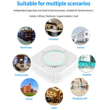 Load image into Gallery viewer, Wireless Smoke Sensor Detector 433mhz Fire Alarm System Security that works with Sonoff Bridge Wifi Google/Smart Home Alexa
