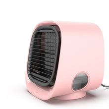 Load image into Gallery viewer, Portable USB Mini Air Conditioner with Night Light.  Multi function Summer Air Cooling Fan

