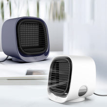 Load image into Gallery viewer, Portable USB Mini Air Conditioner with Night Light.  Multi function Summer Air Cooling Fan
