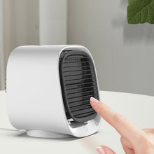 Load image into Gallery viewer, Portable USB Mini Air Conditioner with Night Light.  Multi function Summer Air Cooling Fan
