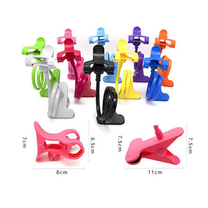 Universal Phone Holder Flexible 360 Clip Mobile Cell Phone Holder Lazy Bed Desktop Bracket Mount Stand Stand Base bracket