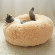 Load image into Gallery viewer, all weather pet Bed, Warm Long Plush  Sleeping Beds for cats and dogs
