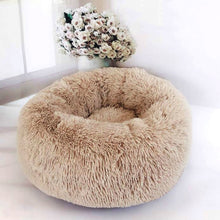 Load image into Gallery viewer, all weather pet Bed, Warm Long Plush  Sleeping Beds for cats and dogs
