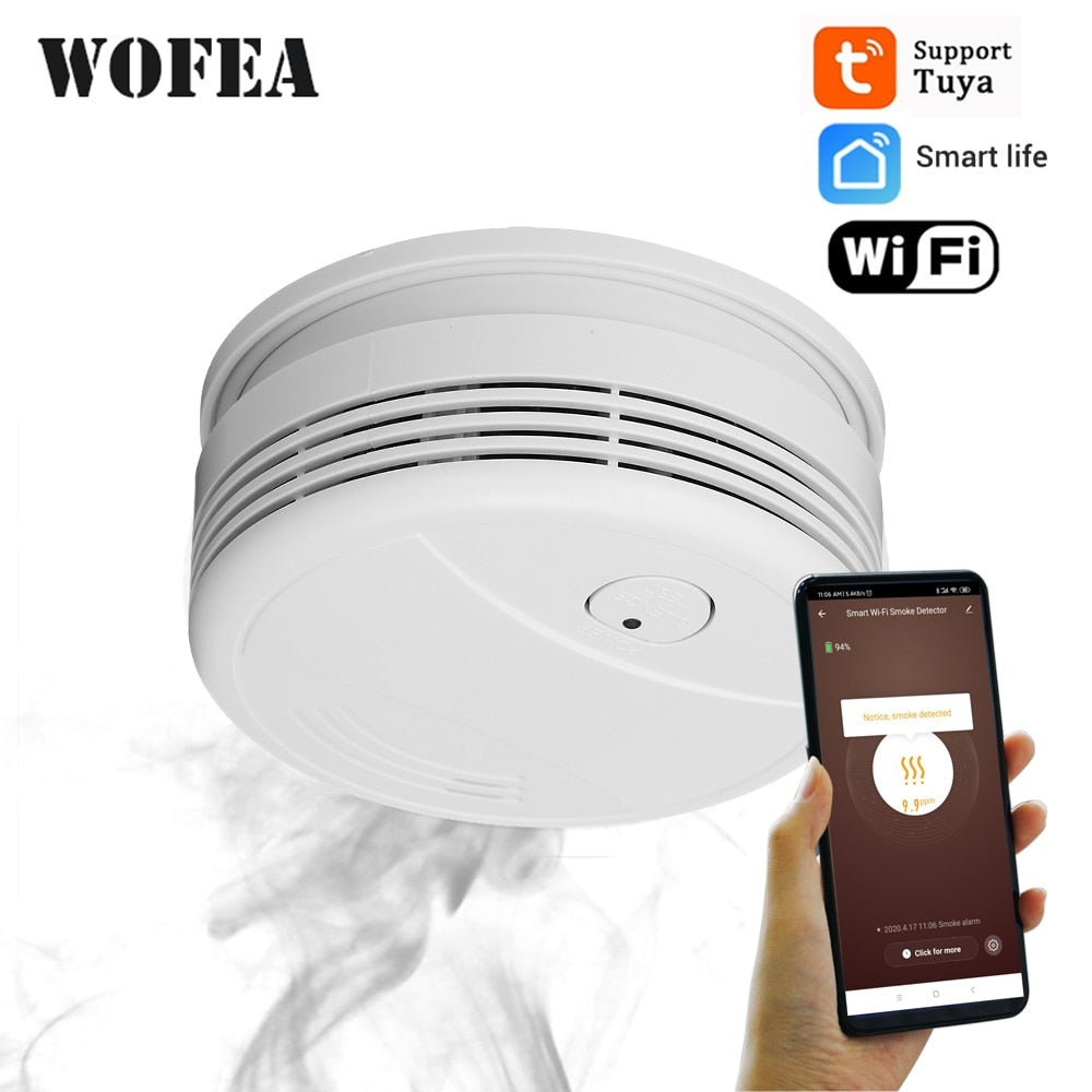 smart Smoke Detector home security Fire Alarm system