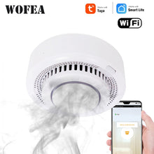 Load image into Gallery viewer, smart Smoke fire Alarm Home Security System.  smart life home device
