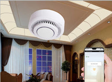 Load image into Gallery viewer, smart Smoke fire Alarm Home Security System.  smart life home device
