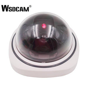 360 degrees Smart Indoor/Outdoor  Surveillance Camera Home Dome Fake CCTV Security Camera with Flashing Red LED Lights