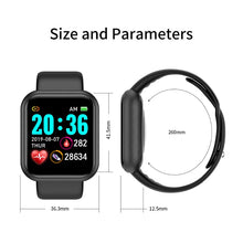 Load image into Gallery viewer, perfect Smartwatch, Blood Pressure + Heart Rate Monitor for Men and Women Smart Bracelet IP67 Waterproof Sport Fitness Tracker For Android IOS
