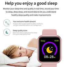 Load image into Gallery viewer, perfect Smartwatch, Blood Pressure + Heart Rate Monitor for Men and Women Smart Bracelet IP67 Waterproof Sport Fitness Tracker For Android IOS
