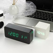 Load image into Gallery viewer, cute mirror digital alarm clock
