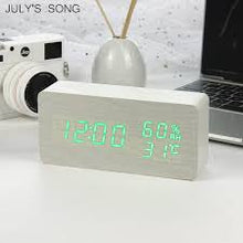 Load image into Gallery viewer, cute mirror digital alarm clock
